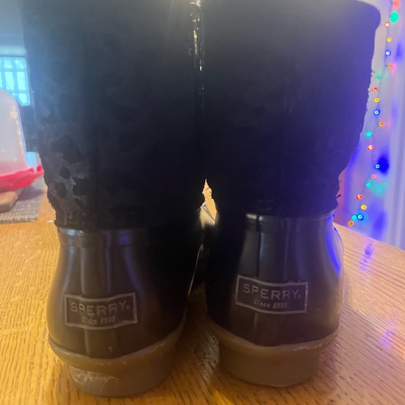 Sperry Cheetah Print Boot Size 9 - Picture 1 of 6